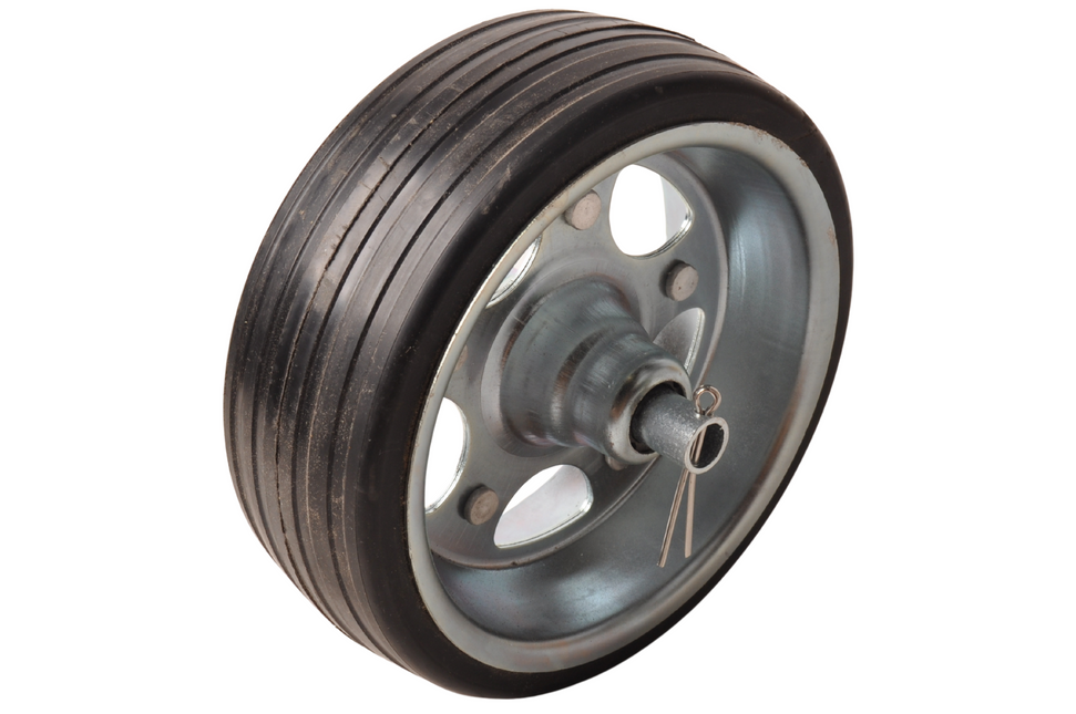 Knott 230x80 mm wiel met stalen velg voor neuswiel - 20 mm naafdiameter - 500 kg draagvermogen