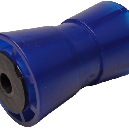 Knott Kielrol blauw - 133x58,5 mm - naafdiameter 17 mm