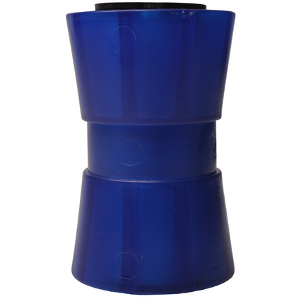 Knott Kielrol blauw - 133x58,5 mm - naafdiameter 17 mm
