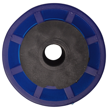 Knott Kielrol blauw - 133x58,5 mm - naafdiameter 17 mm