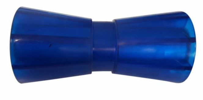 Knott Kielrol blauw - 194x90 mm - naafdiameter 17 mm