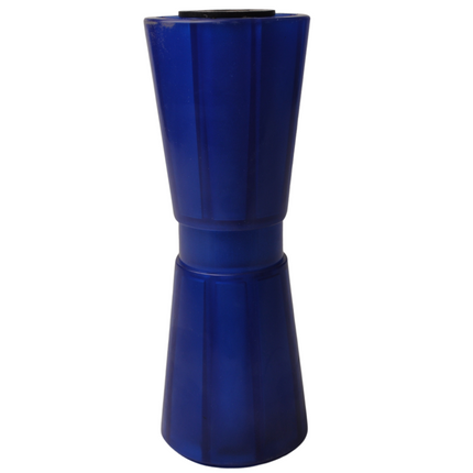 Knott Kielrol blauw - 259x61 mm - naafdiameter 17 mm - polyvinyl materiaal