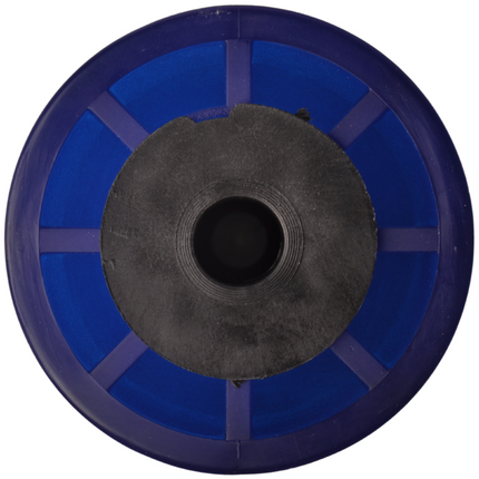 Knott Kielrol blauw - 259x61 mm - naafdiameter 17 mm - polyvinyl materiaal