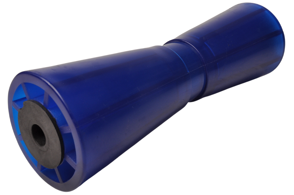 Knott Kielrol blauw - 305x95 mm - naafdiameter 17 mm