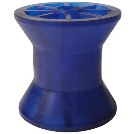 Knott Kielrol blauw - 72x73 mm - naafdiameter 14,5 mm