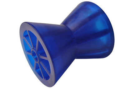 Knott Kielrol blauw - 95x87 mm - naafdiameter 14,5 mm