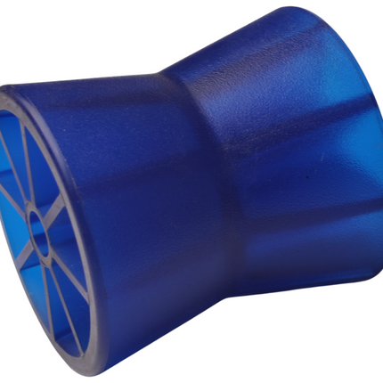 Knott Kielrol blauw - 97x89 mm - naafdiameter 14,3 mm