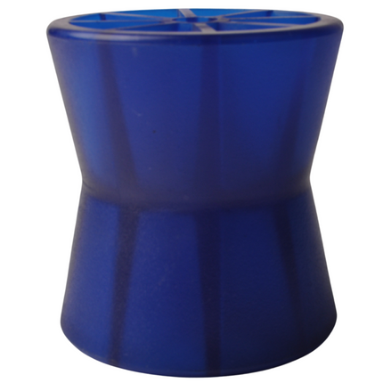 Knott Kielrol blauw - 97x89 mm - naafdiameter 14,3 mm