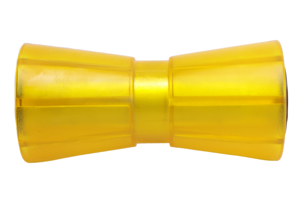 Knott Kielrol geel - 194x61 mm - naafdiameter 17 mm