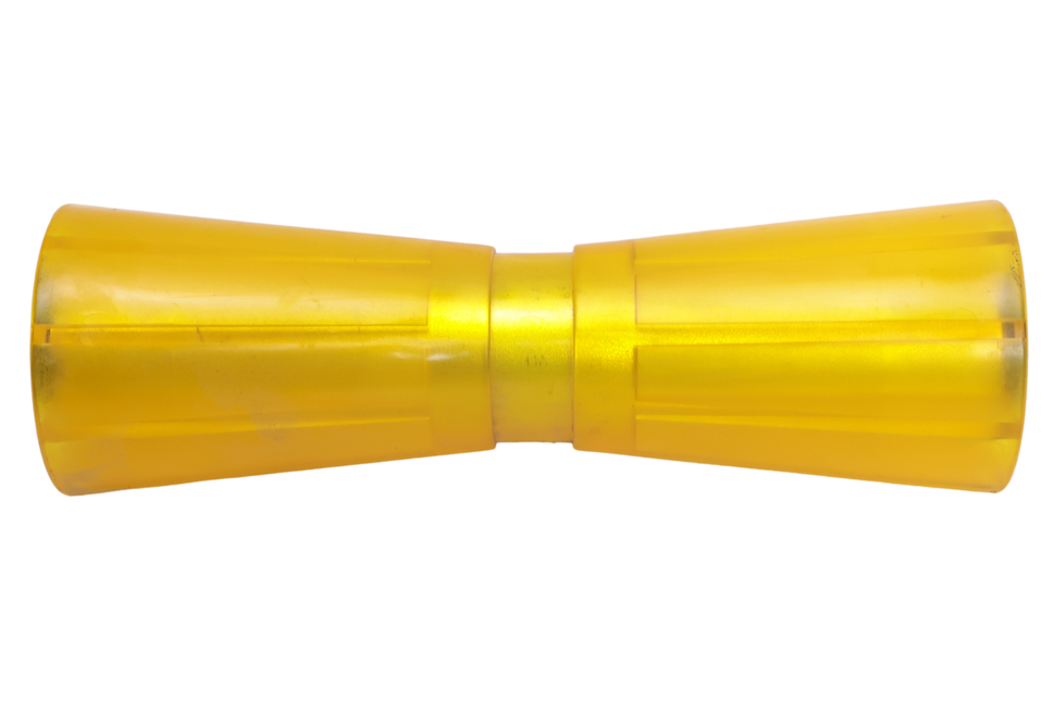 Knott Kielrol geel - 305x62 mm - naafdiameter 17 mm
