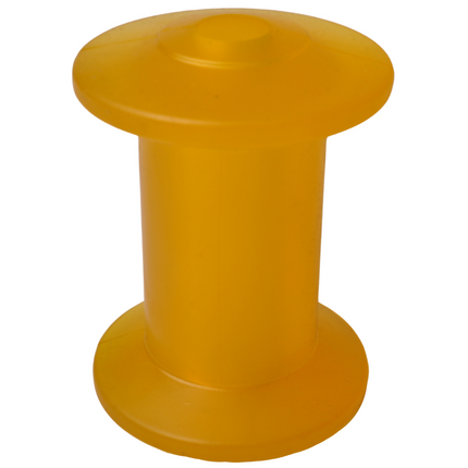 Knott Kielrol geel - 98x68,5 mm - naafdiameter 16 mm