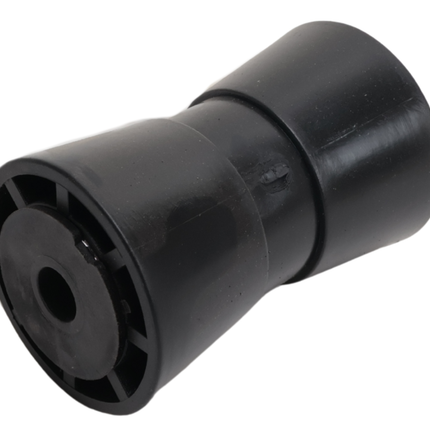 Knott Kielrol zwart - 133x58,5 mm - naafdiameter 17 mm