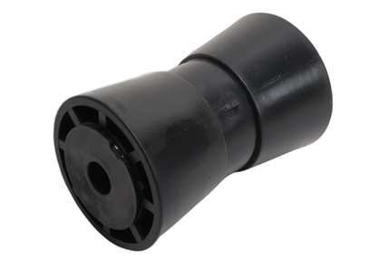Knott Kielrol zwart - 133x58,5 mm - naafdiameter 17 mm