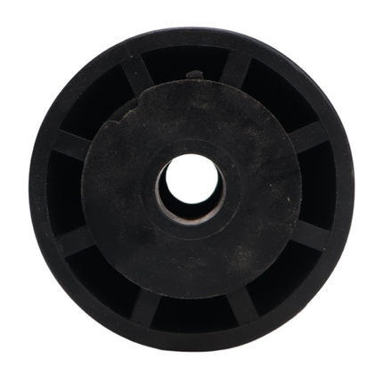 Knott Kielrol zwart - 133x58,5 mm - naafdiameter 17 mm