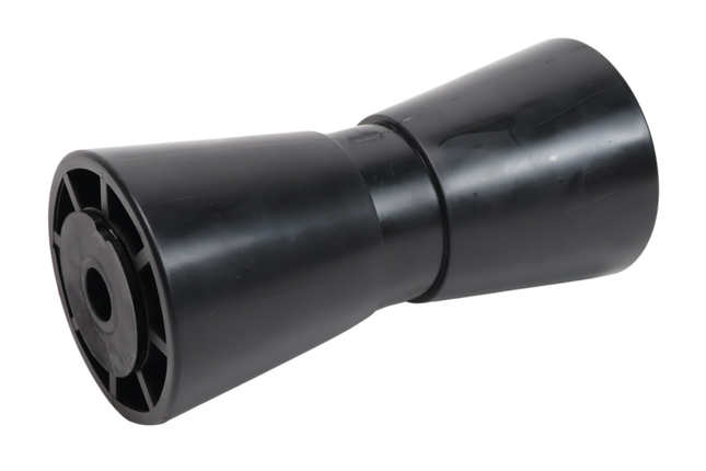 Knott Kielrol zwart - 194x90 mm - naafdiameter 17 mm