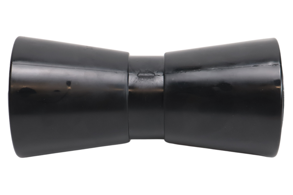 Knott Kielrol zwart - 194x90 mm - naafdiameter 17 mm