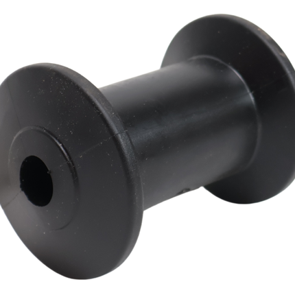 Knott Kielrol zwart - 98x68,5 mm - naafdiameter 16 mm