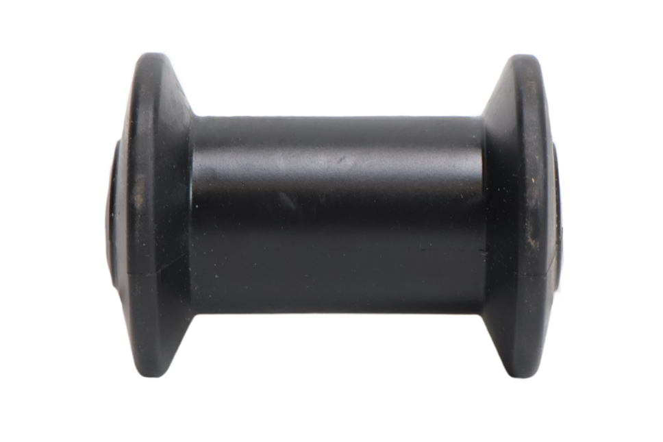 Knott Kielrol zwart - 98x68,5 mm - naafdiameter 16 mm