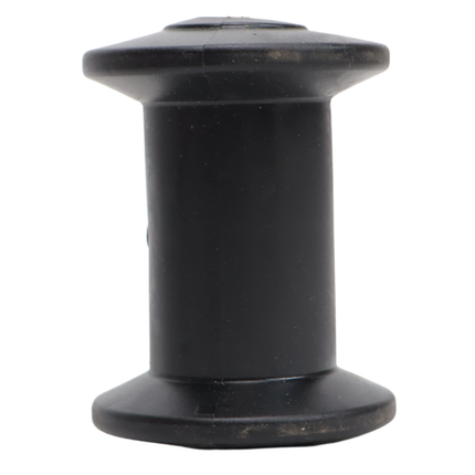 Knott Kielrol zwart - 98x68,5 mm - naafdiameter 16 mm