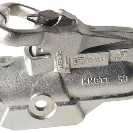 Knott Knott AV50 - rond 60 mm - 3500 kg - geremde koppeling met geïntegreerd slot