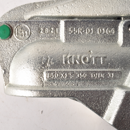Knott Knott AV50 - rond 60 mm - 3500 kg - geremde koppeling met geïntegreerd slot
