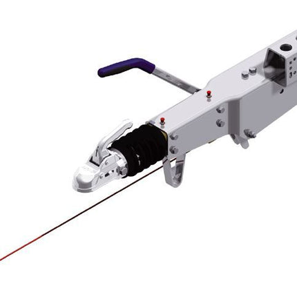 Knott Knott oplooprem aanhanger - KRV20A - maximaal trekvermogen: 2000 kg - aansluiting koker: 100 mm - incl. neuswielconsole