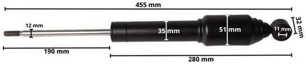Knott Knott oploopremdemper geschikt voor KF35-A met dempercode 87001609