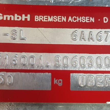 Knott Ongeremde naaf met aseind - 4x100 - 250 kg maximale belasting - rechts