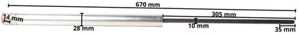 Knott Oploopremdemper knott voor KF30-C / KR30-B / KR30-HV-B (87001409)