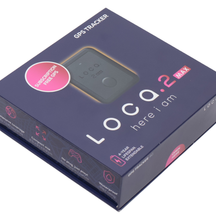 Loca Loca 2 MAX GPS tracker zonder abonnement - Plug & Play