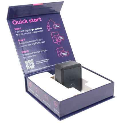 Loca Loca 2 MAX GPS tracker zonder abonnement - Plug & Play