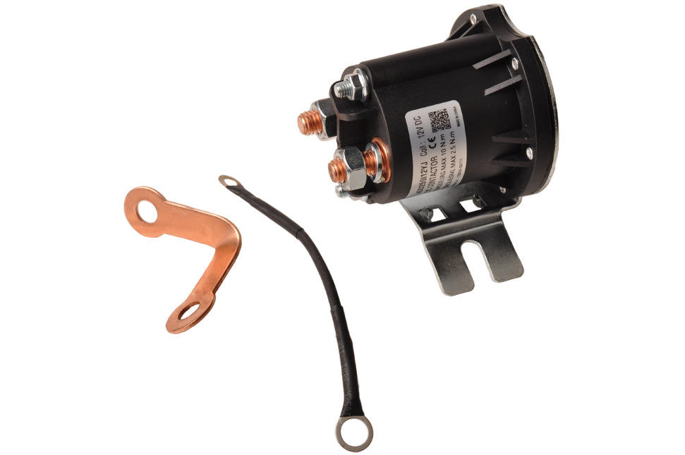 OMFB OMFB startrelais zwart voor hydrauliekpomp 12V