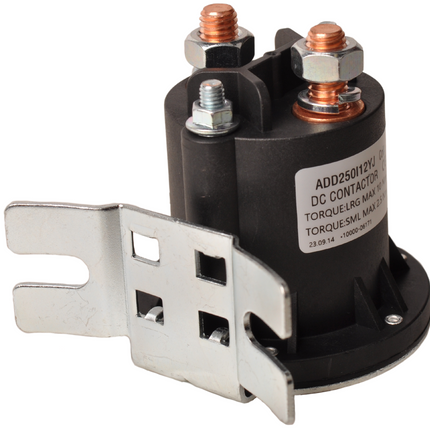 OMFB OMFB startrelais zwart voor hydrauliekpomp 12V