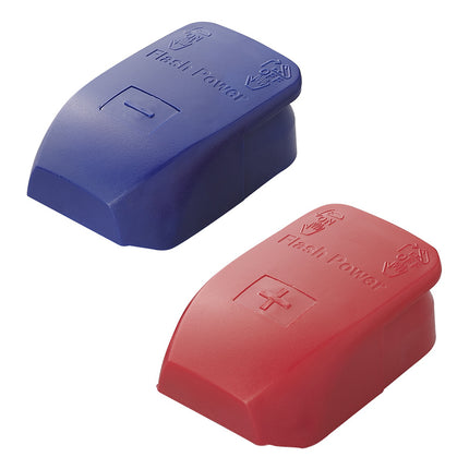 ProPlus Accupoolklemmen set (+) en (-) met snelaansluiting - 12-24V