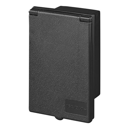 ProPlus CEE inbouwstekker - rechthoekig - 160x100 mm - zwart