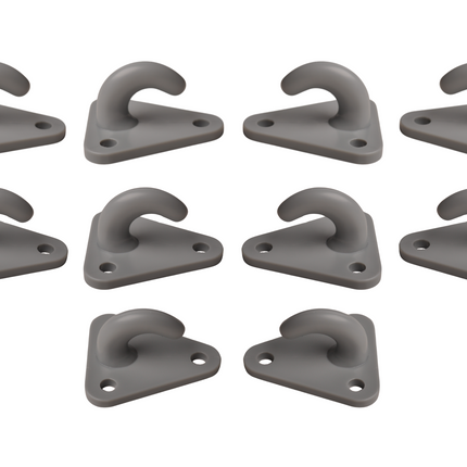 ProPlus Touwhaak kunststof 45x39 mm - 10 stuks