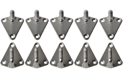 ProPlus Touwhaak metaal 40x45 mm - 10 stuks verpakt in blister