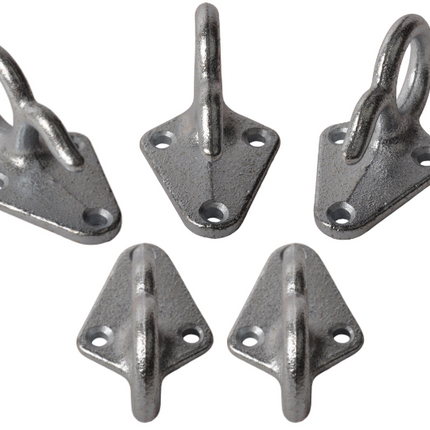 ProPlus Touwhaak metaal 73x42 mm - 5 stuks - verpakt in blister