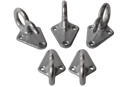 ProPlus Touwhaak metaal 73x42 mm - 5 stuks - verpakt in blister