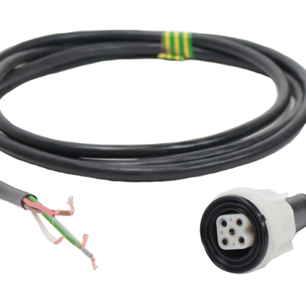 Radex Radex 5 polige connector/adapter - wit - inclusief 2 meter kabel