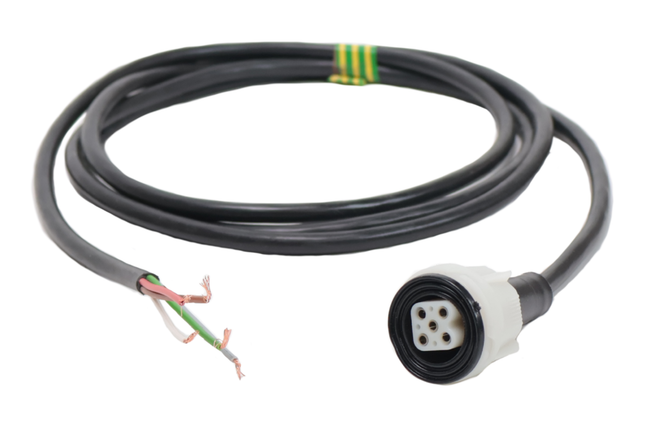 Radex Radex 5 polige connector/adapter - wit - inclusief 2 meter kabel