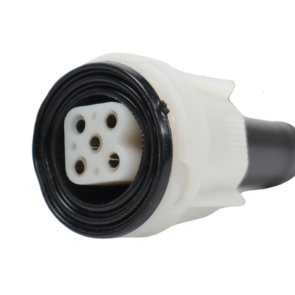 Radex Radex 5 polige connector/adapter - wit - inclusief 2 meter kabel