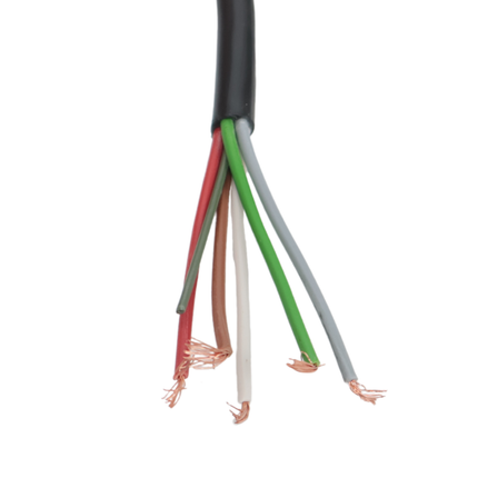 Radex Radex 5 polige connector/adapter - wit - inclusief 2 meter kabel