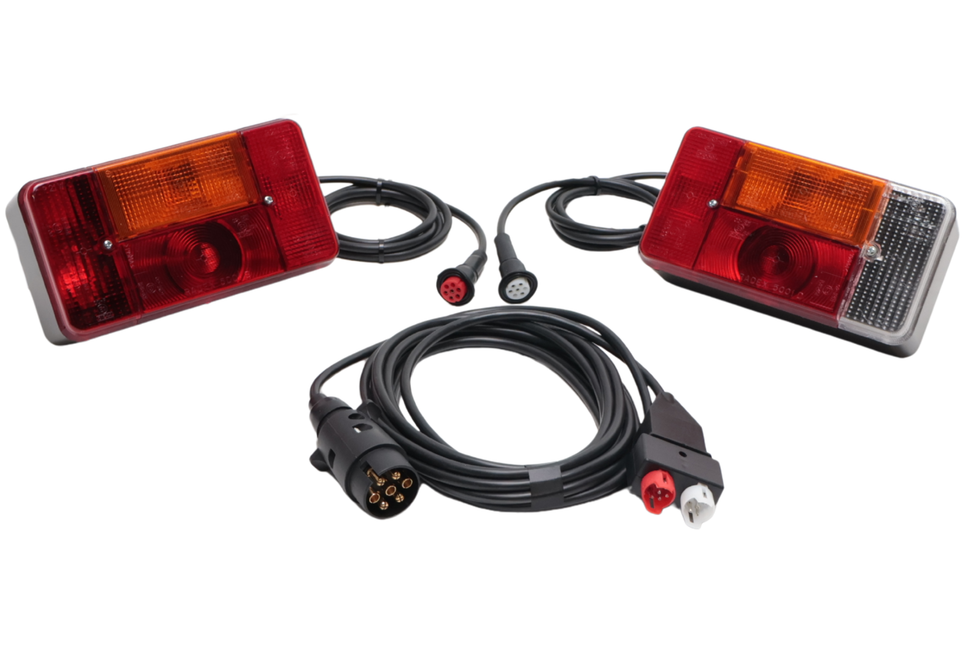 Radex Verlichtingsset - Radex 5001 - 5 meter hoofdkabel - 7 polig - Plug & Play
