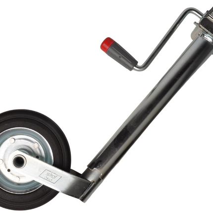Simol Premium Neuswiel - 48 mm - draagvermogen: 150 kg - zijslinger en rubber wiel op stalen velg