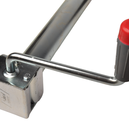Simol Premium Neuswiel - 48 mm - draagvermogen: 150 kg - zijslinger en rubber wiel op stalen velg