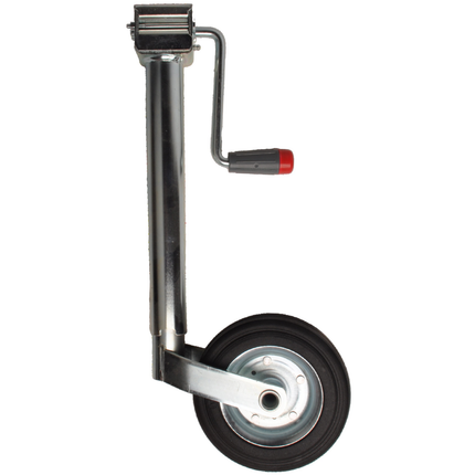 Simol Premium Neuswiel - 48 mm - draagvermogen: 150 kg - zijslinger en rubber wiel op stalen velg