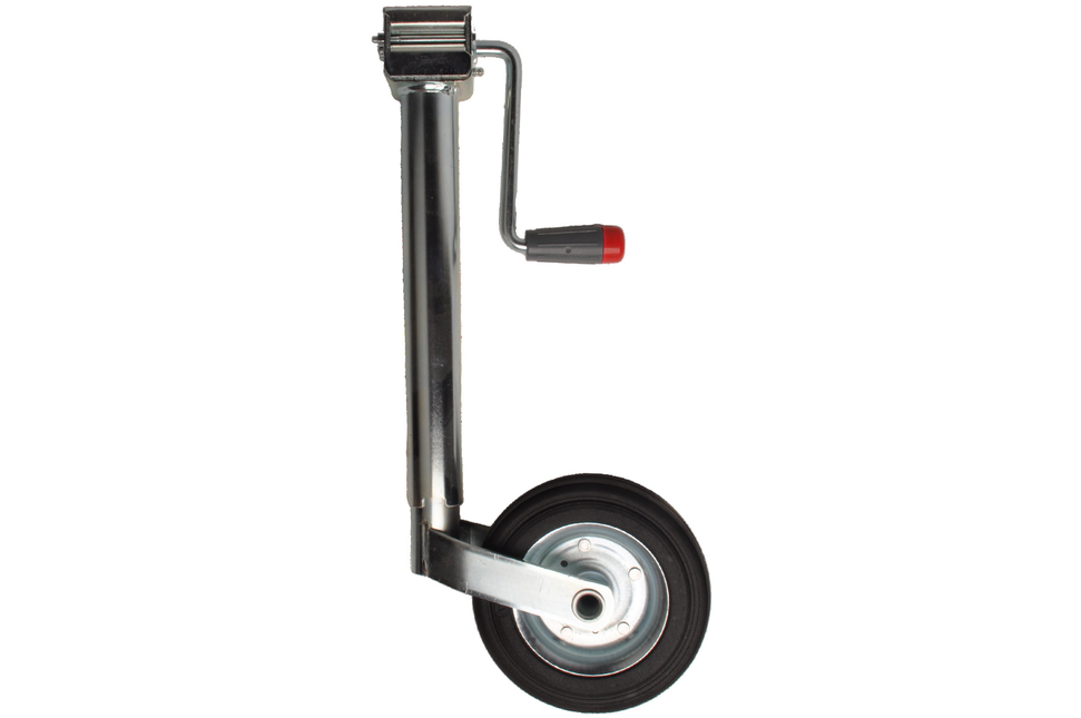 Simol Premium Neuswiel - 48 mm - draagvermogen: 150 kg - zijslinger en rubber wiel op stalen velg