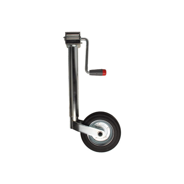 Simol Premium Neuswiel - 48 mm - draagvermogen: 150 kg - zijslinger en rubber wiel op stalen velg