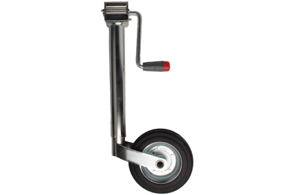 Simol Premium Neuswiel - 48 mm - draagvermogen: 150 kg - zijslinger en rubber wiel op stalen velg